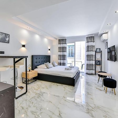 Large Studio - 50M Cannes Beach - Terrace Sea View 外观 照片