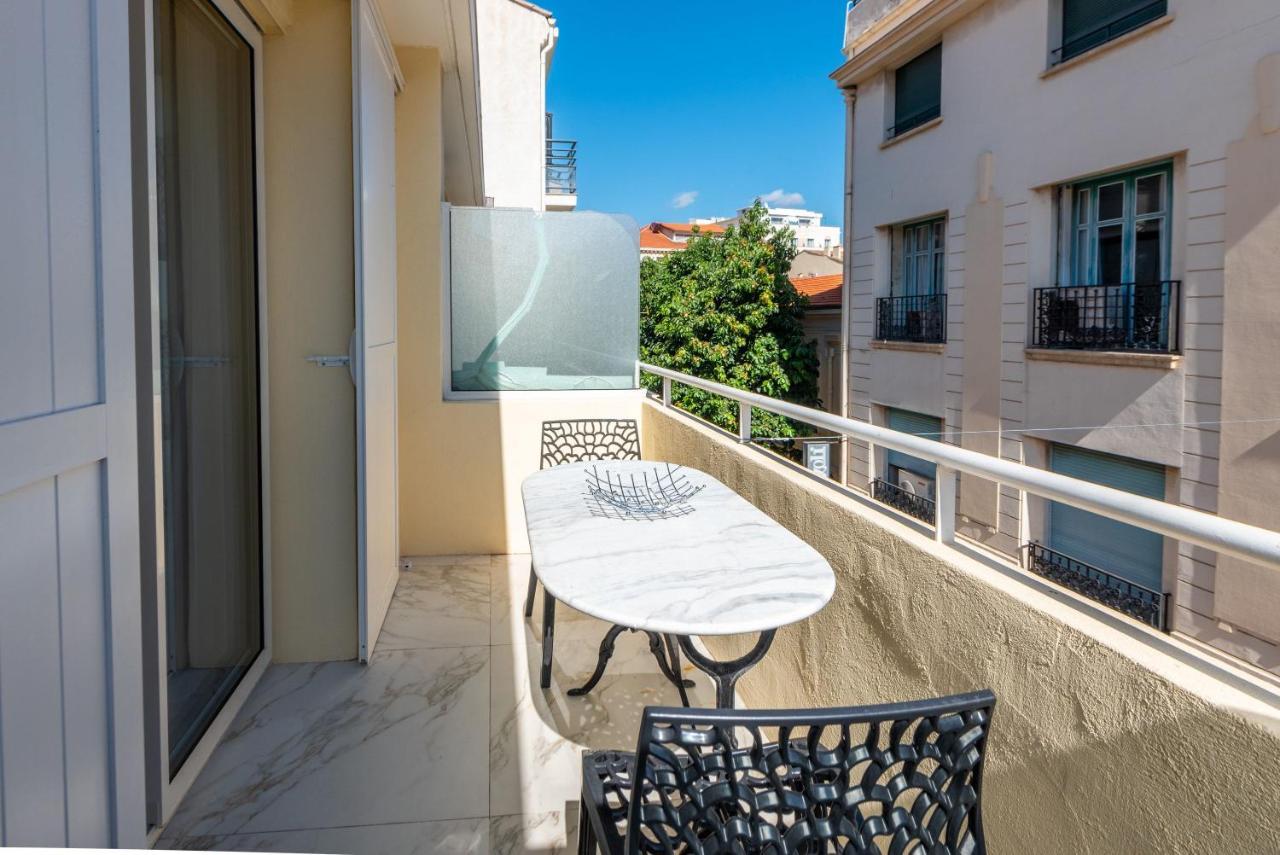 Large Studio - 50M Cannes Beach - Terrace Sea View 外观 照片