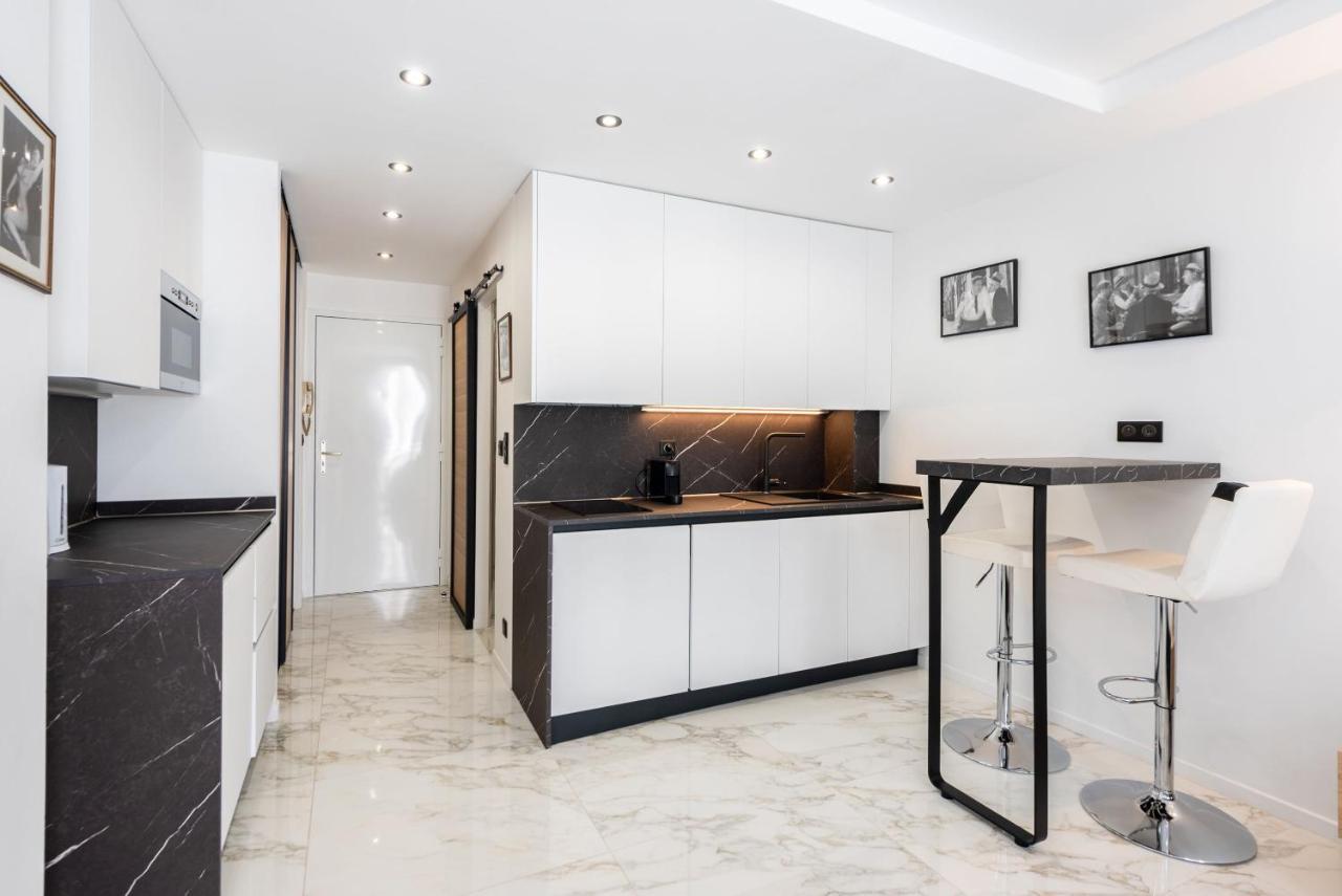 Large Studio - 50M Cannes Beach - Terrace Sea View 外观 照片